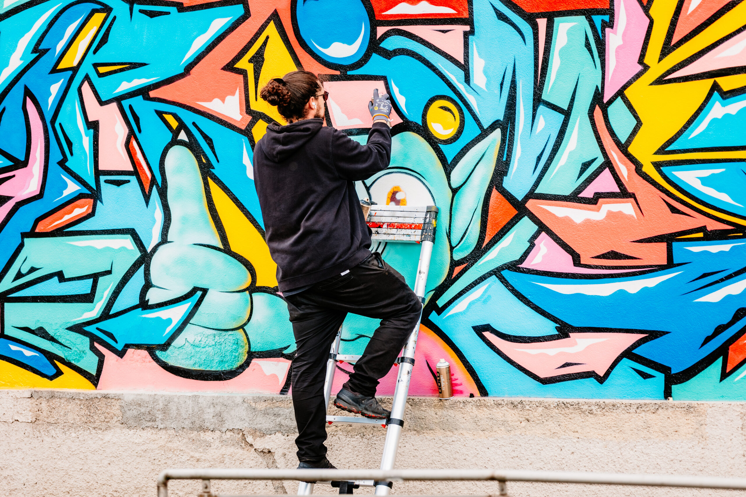 #BAF LIVE PAINTING trifft DJ-SOUNDS! @ FH Wiener Neustadt Campus 1