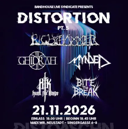 Bandhouse Live Syndicate presents Distortion Pt. 5